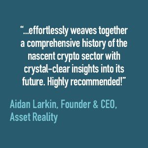 Aidan Larkin endorsement of The Crypto Launderers by David Carlisle